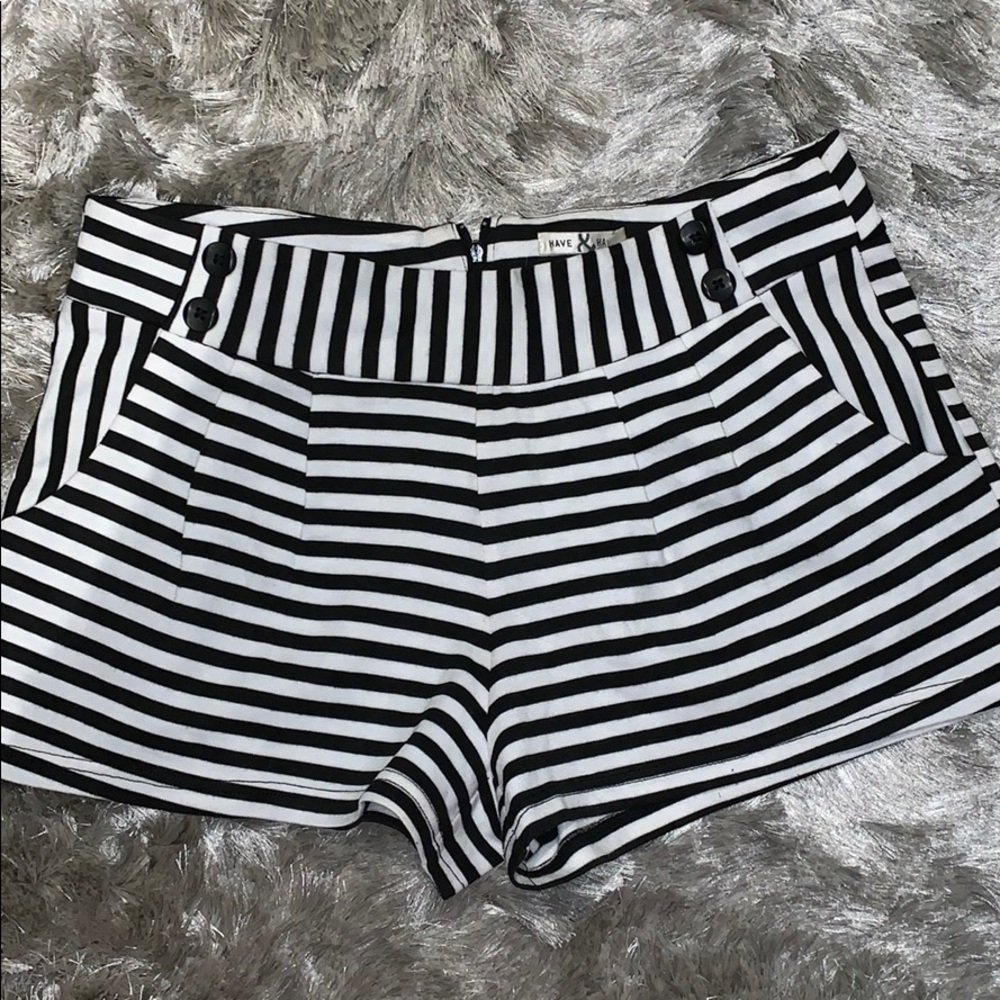 Striped shorts